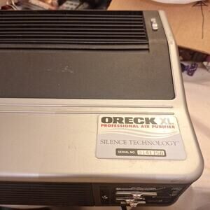 Oreck XL Pro Air Purifier Type 2 Model AIR8B Captures & Destroys Bacteria Works